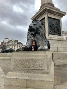 Trafalgar Square Lions London Christian Tour