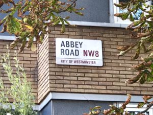 Abbey Road Crossing Sign Location London Christian Tour - Nate Loper