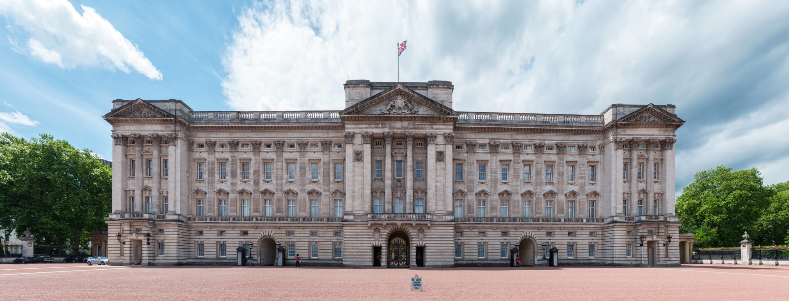 Buckingham Palace Panorama in London, United Kingdom